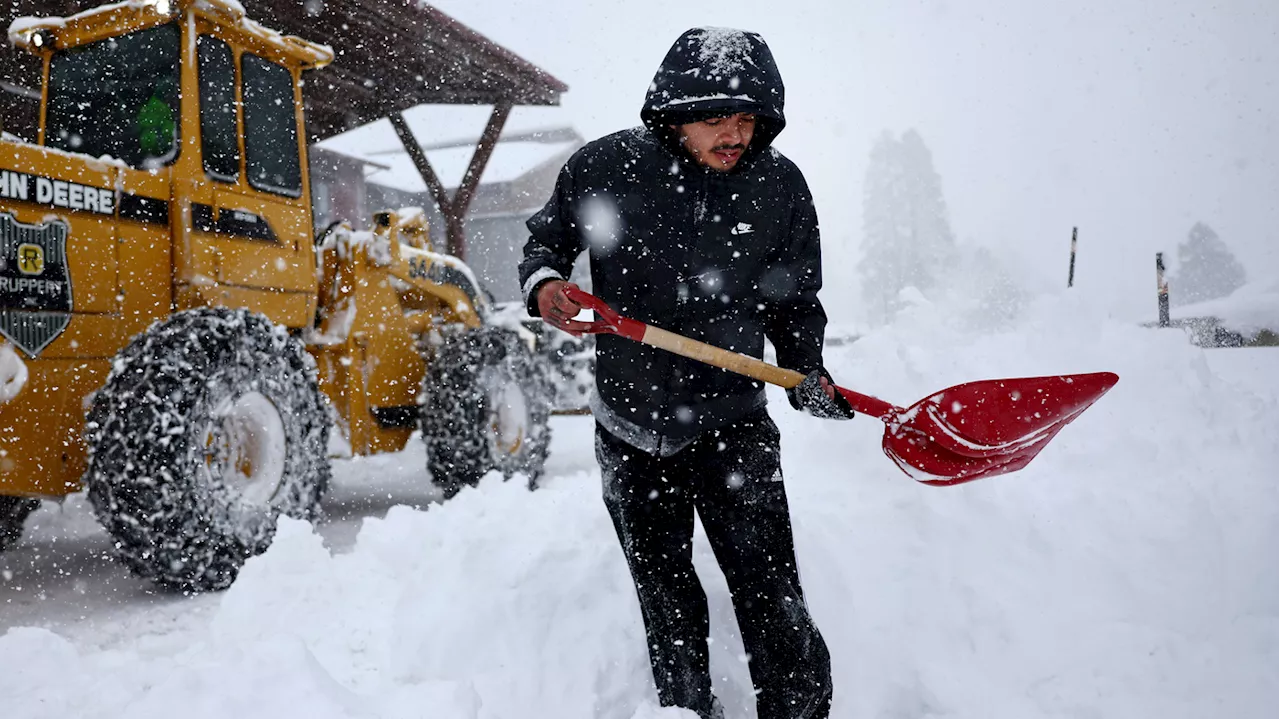 Major interstate closed as dangerous winter storm pummels the Sierra Nevada