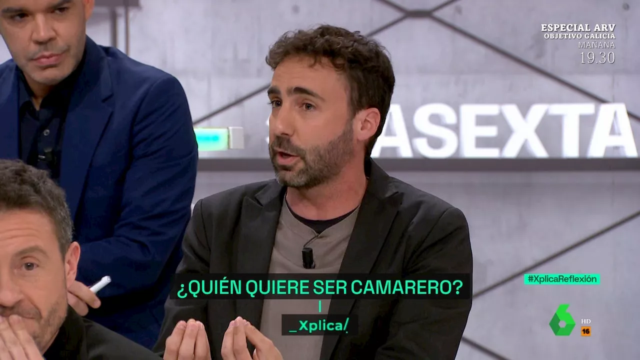 La reflexión del sociólogo Alberto Sotillos sobre la hostelería: 'Un camarero hace que un restaurante fun