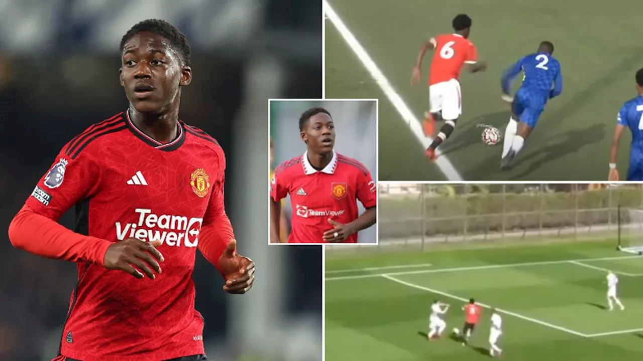 Man Utd star Kobbie Mainoo played in THREE different positions before becoming a central midfielder