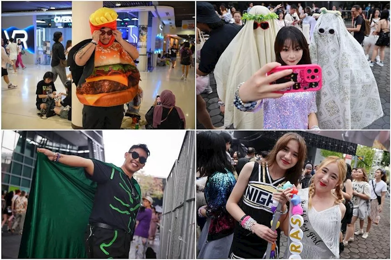 Swifties Dress Up for Taylor Swift Concert in Singapore