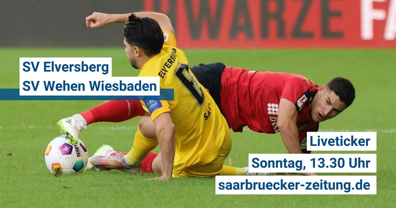 SV Elversberg gegen SV Wehen Wiesbaden – Liveticker, TV​, Stream