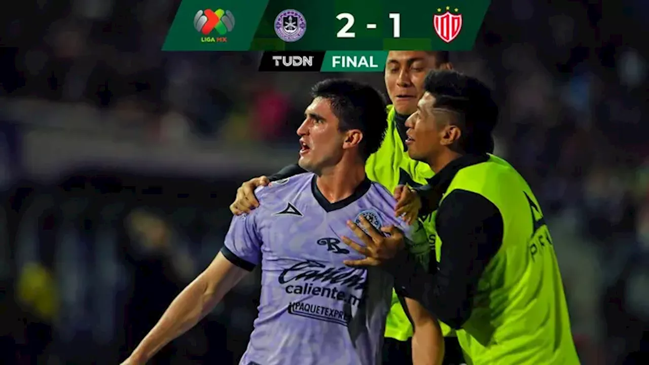 Mazatlán roba invicto a Necaxa en la Jornada 10 del Clausura 2024 de Liga MX