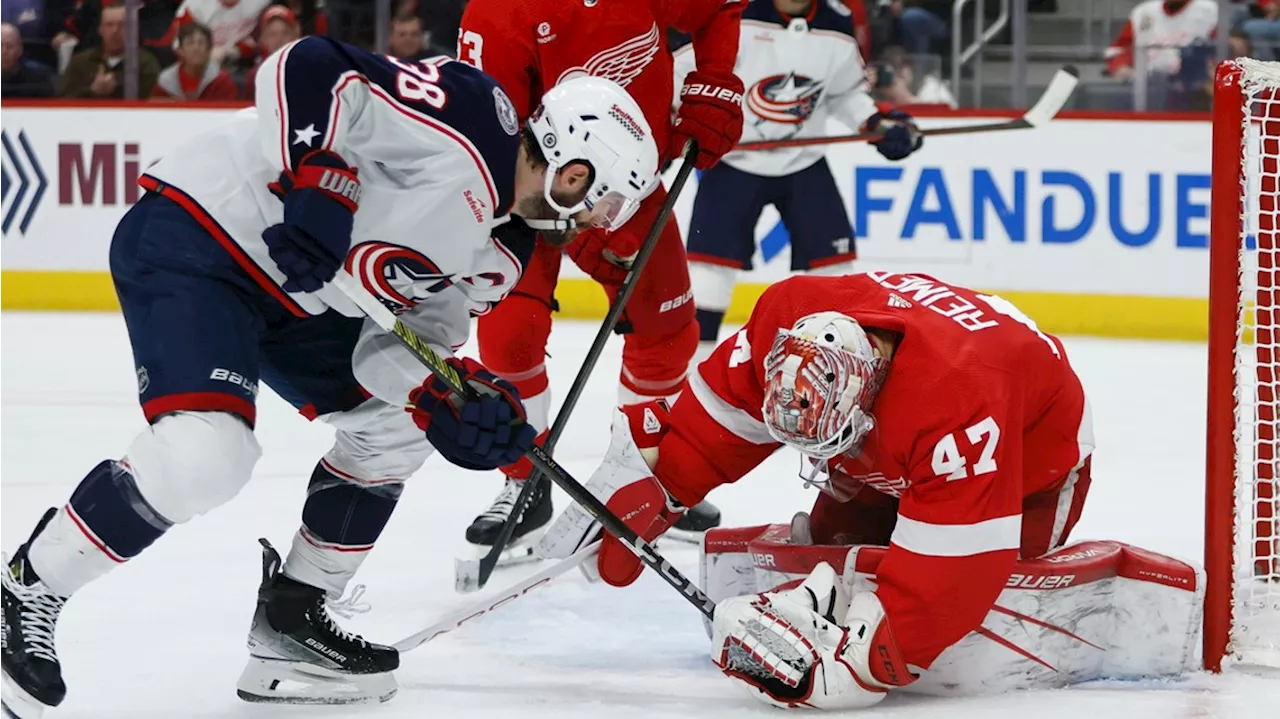 Patrick Kane's overtime goal gives Red Wings 4-3 win over Blue Jackets