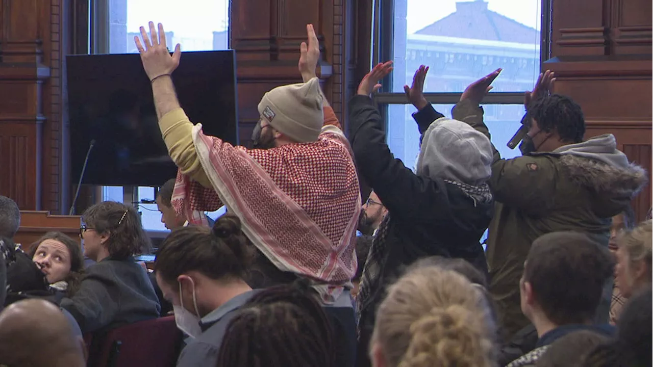 Protestors call on Rochester City Council to sign Gaza ceasefire petition