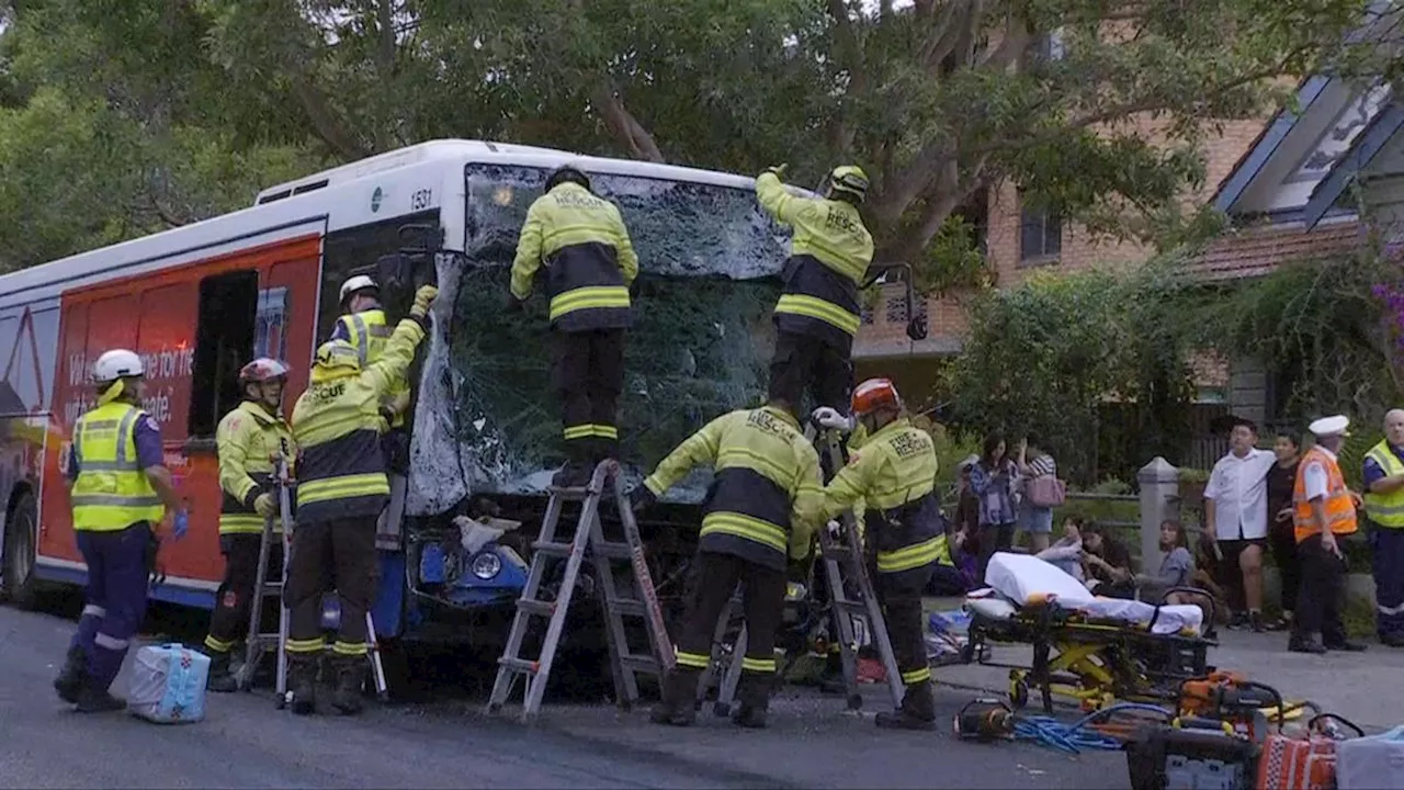 Multiple people injured as buses and car collide in Campsie, Sydney