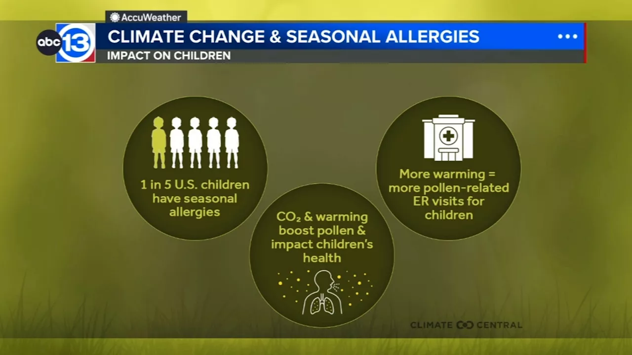 Study links Earth's warming climate to pollen and longer allergy season