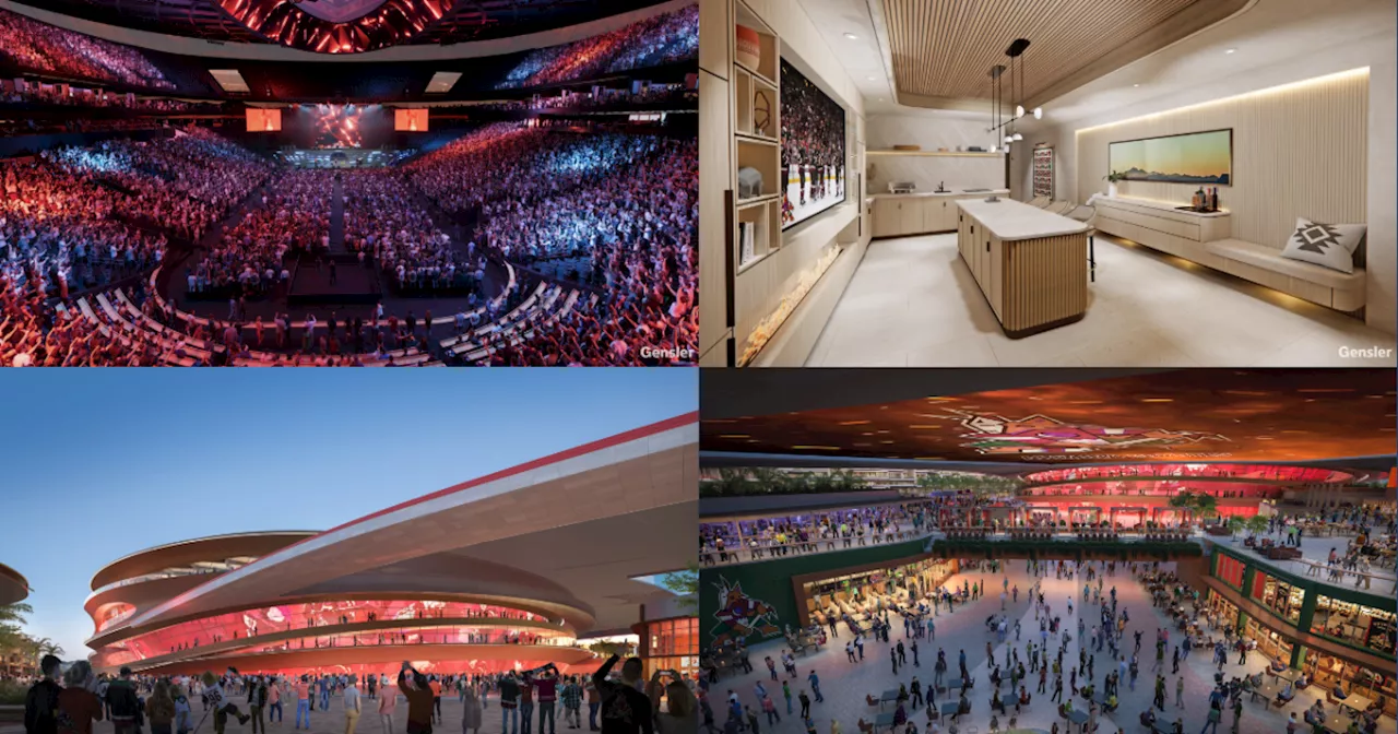 Arizona Coyotes unveil renderings of potential new arena and entertainment district