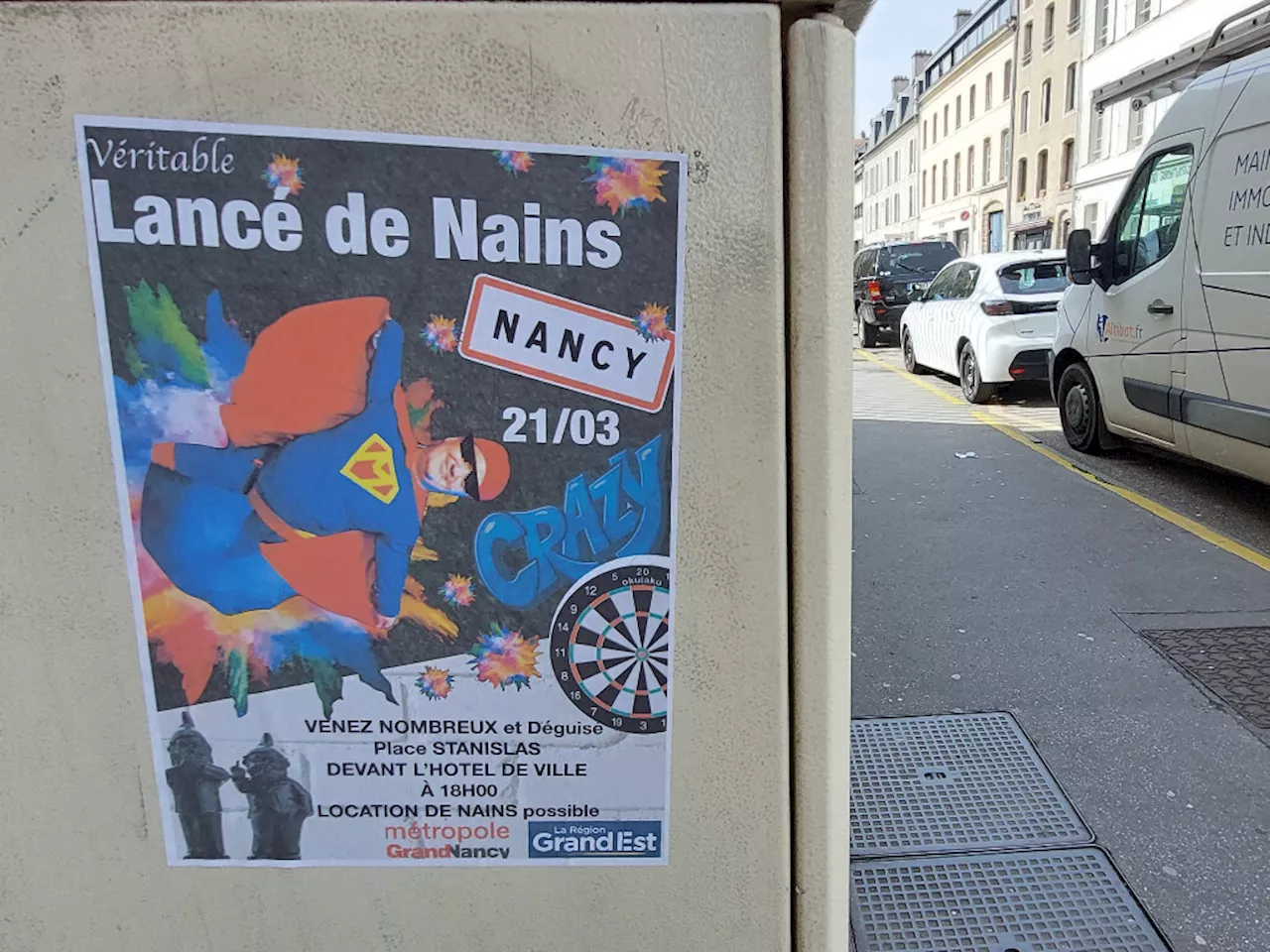 Un lancer de nains annoncé jeudi place Stanislas à Nancy : la Ville s'insurge et dément