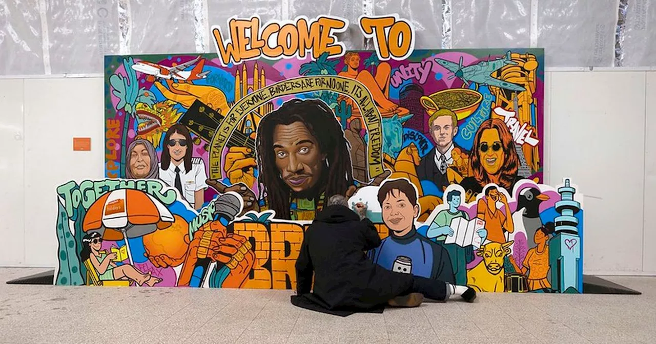 Schoolboy features with Osbourne and Zephaniah in new mural