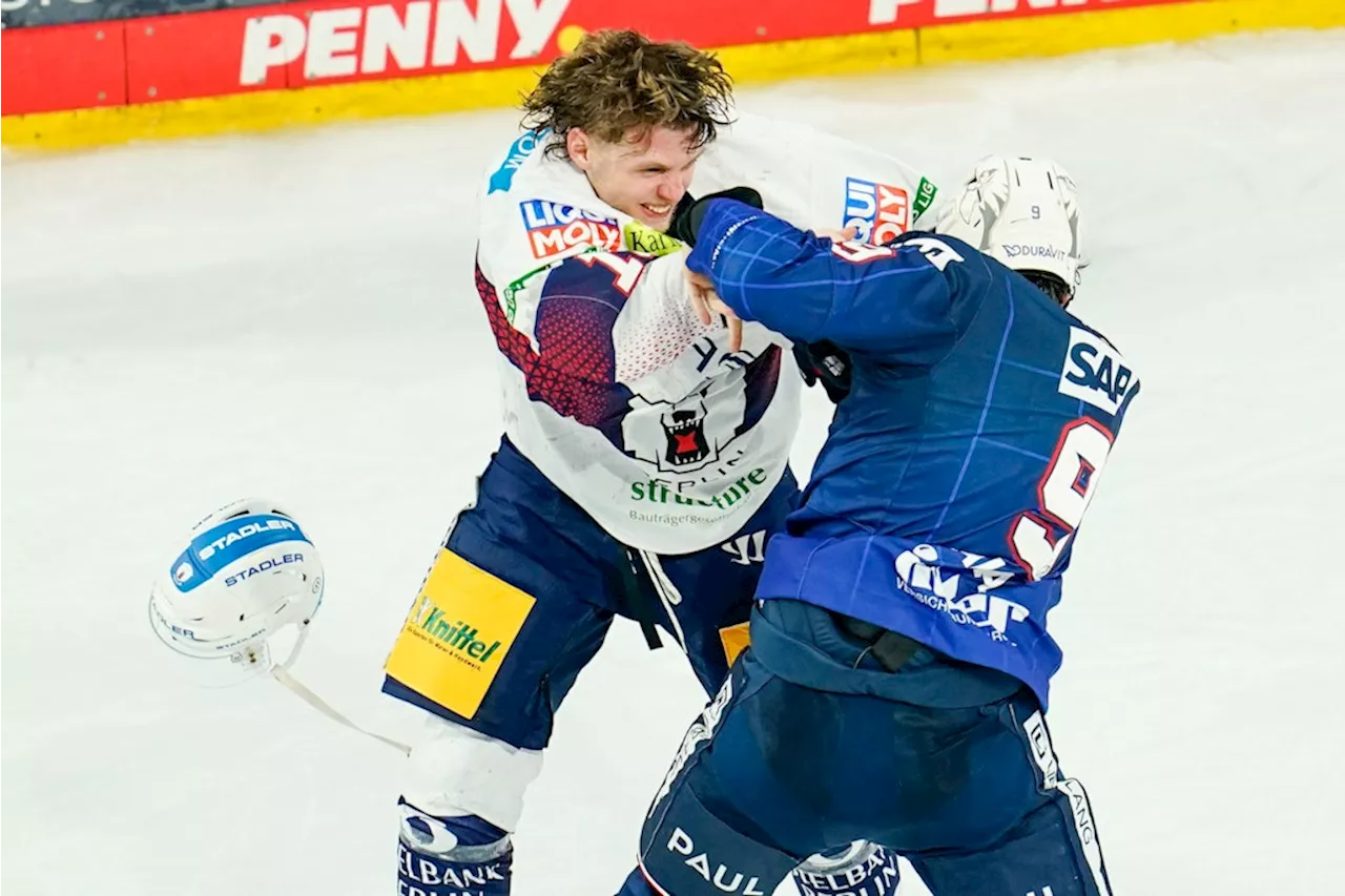 Die Eisbären Berlin gleichen mit einem Sieg in Mannheim die Serie wieder aus