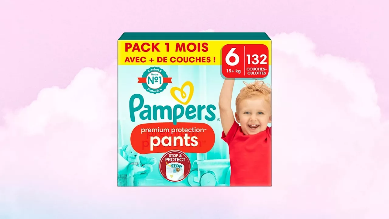 Ce lot de Couches-Culottes Pampers est en promo à l'occasion des Ventes Flash Amazon