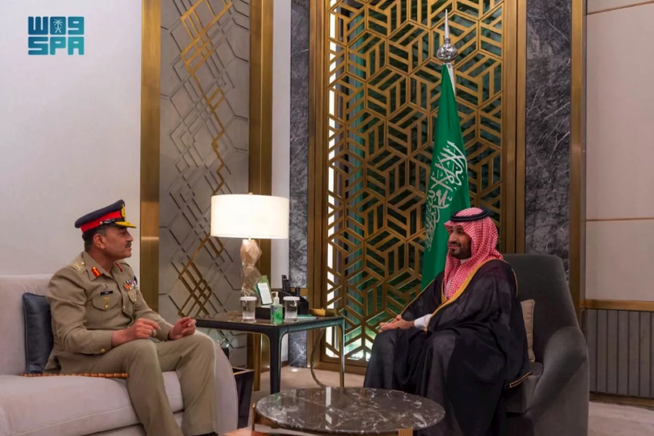 COAS Asim Munir calls on Saudi Crown Prince during his KSA visit