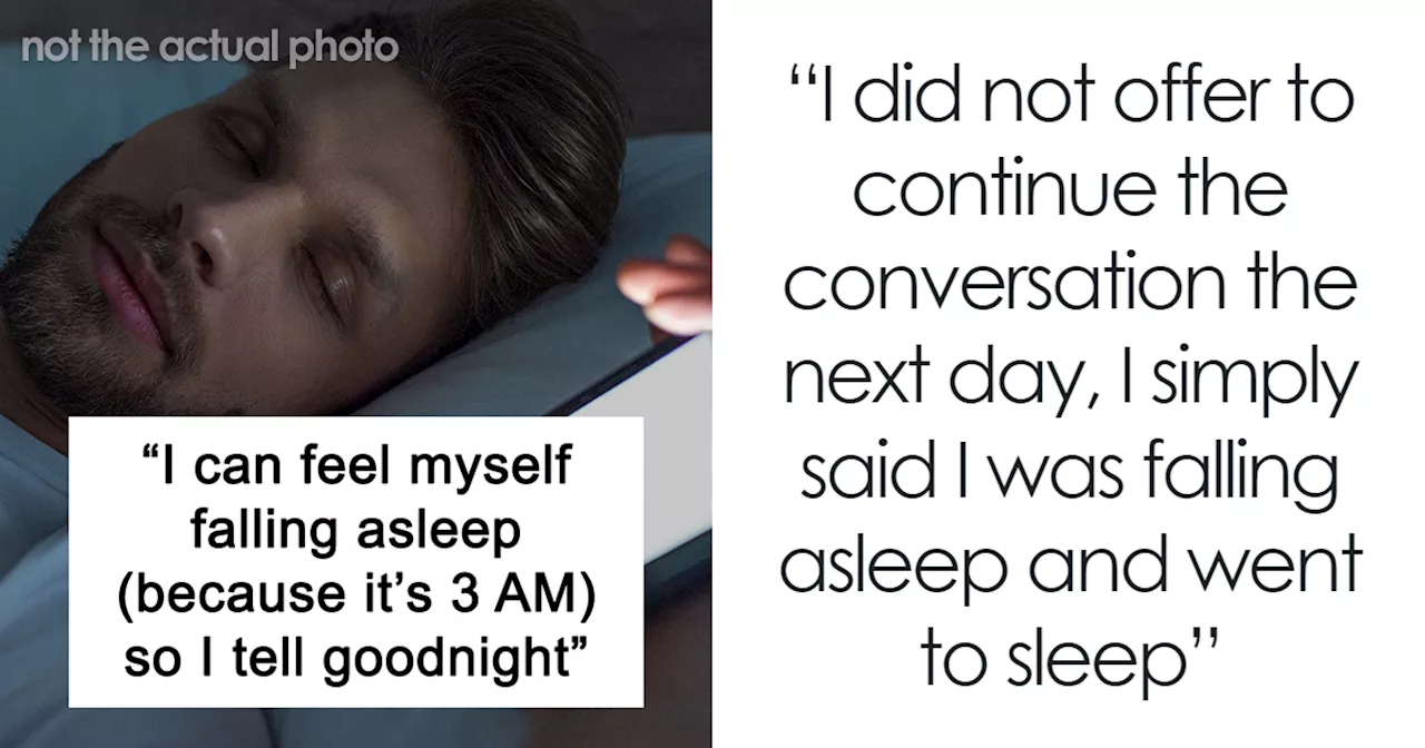 Woman Gets Upset When Her Boyfriend Can’t Stay Up At 3AM To Console Her