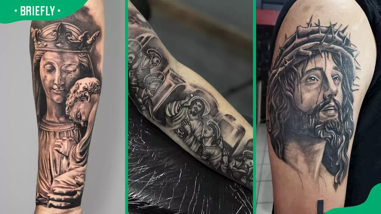 70+ best religious tattoo sleeve ideas for 2024: Popular styles and ...