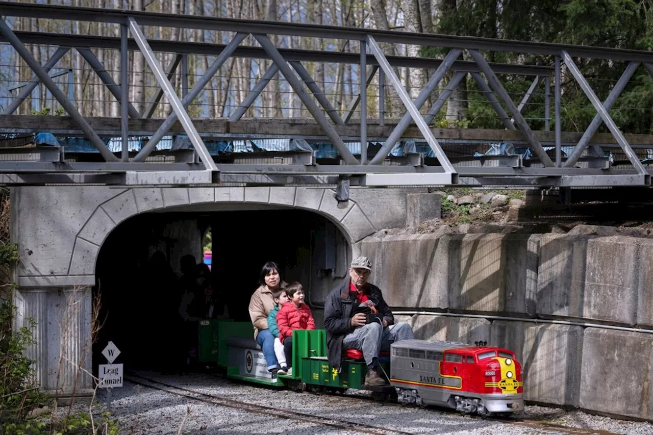 You can ride a mini model train in Burnaby starting this month