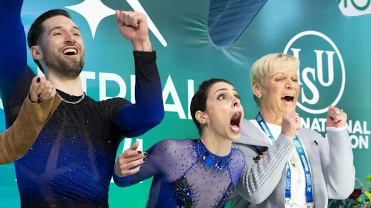 Canada's Stellato-Dudek, Deschamps jump into pairs lead at figure skating worlds