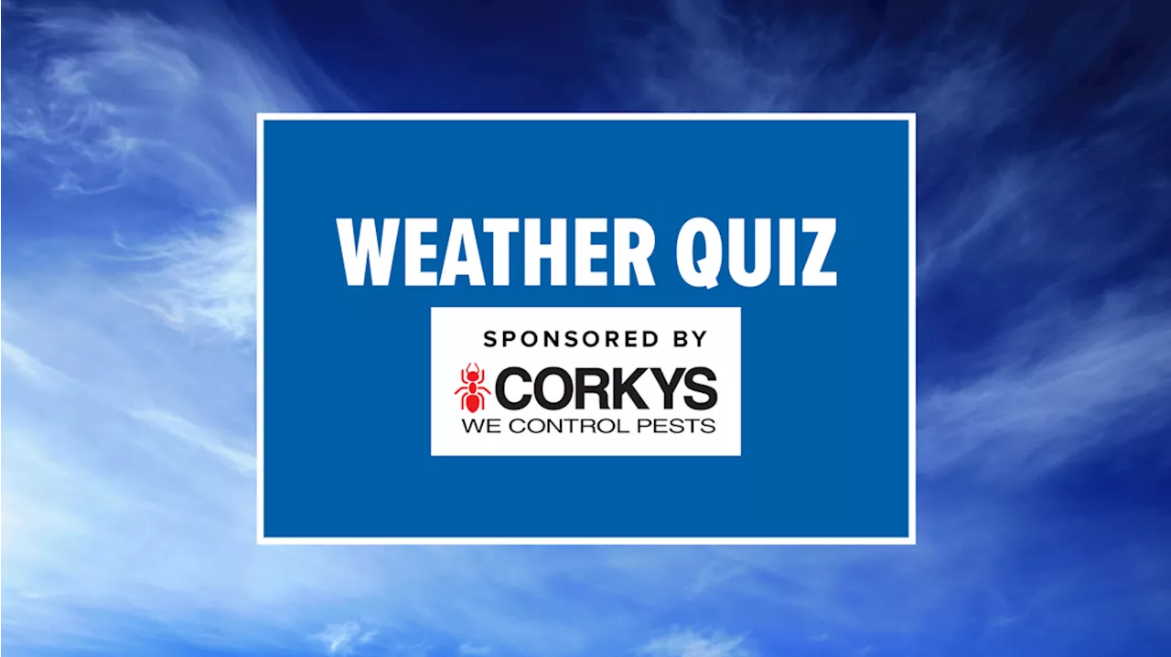 CBS 8 News Weather Quiz Contest