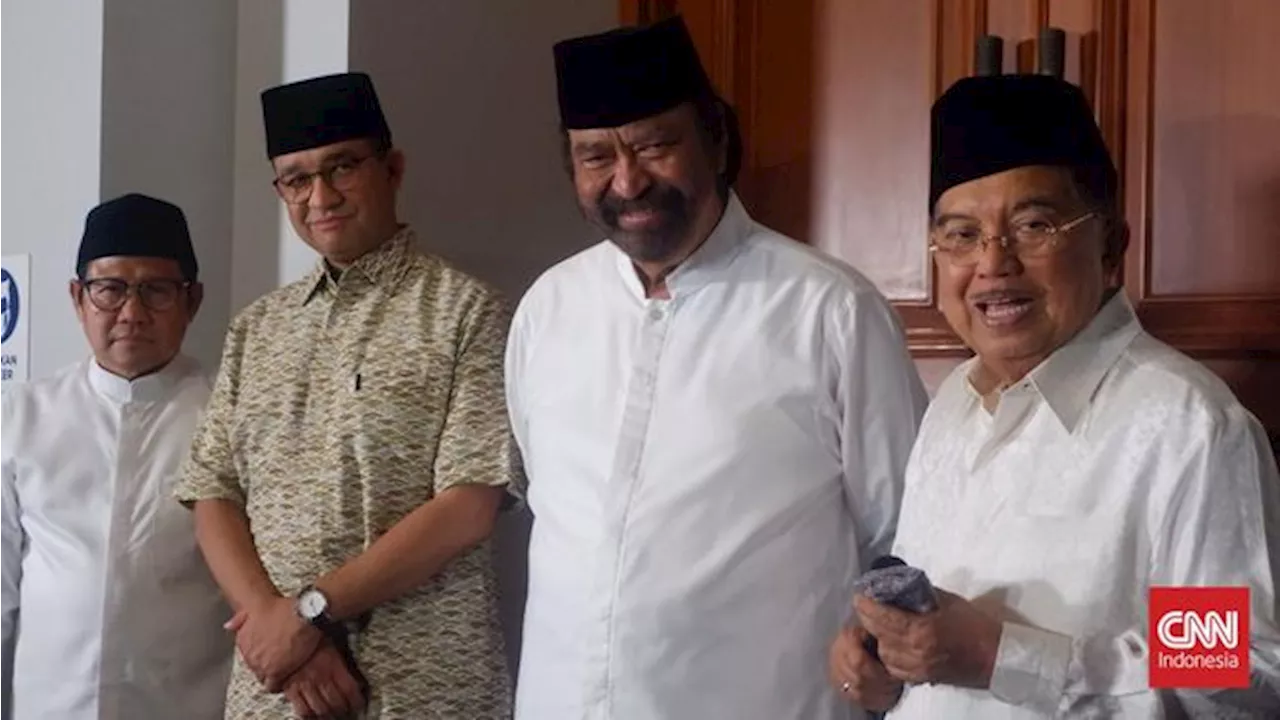 JK Bukber Bareng AMIN & Surya Paloh, Diskusi Arah Indonesia Hingga MK