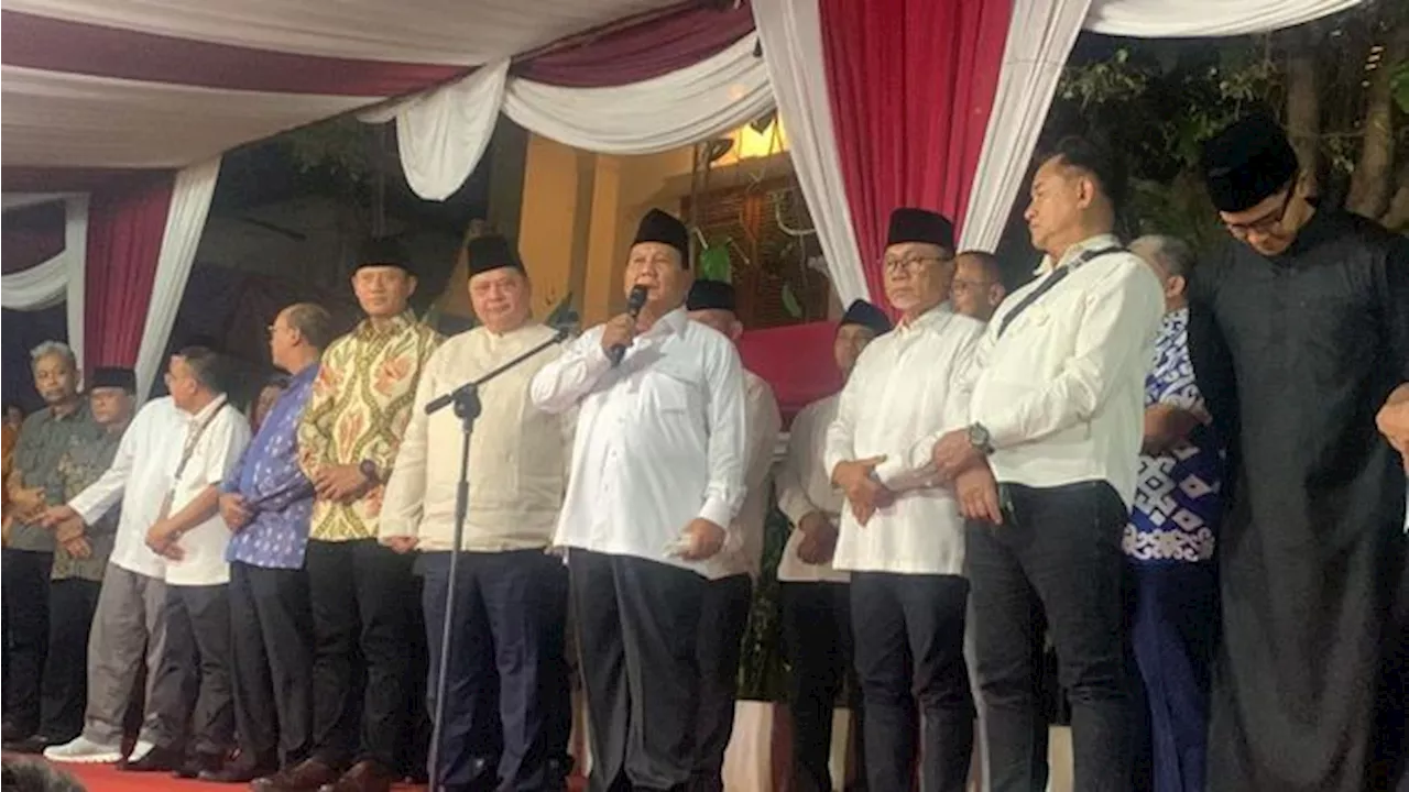 Prabowo usai Ditetapkan Menang Pilpres: Terima Kasih Rakyat Indonesia