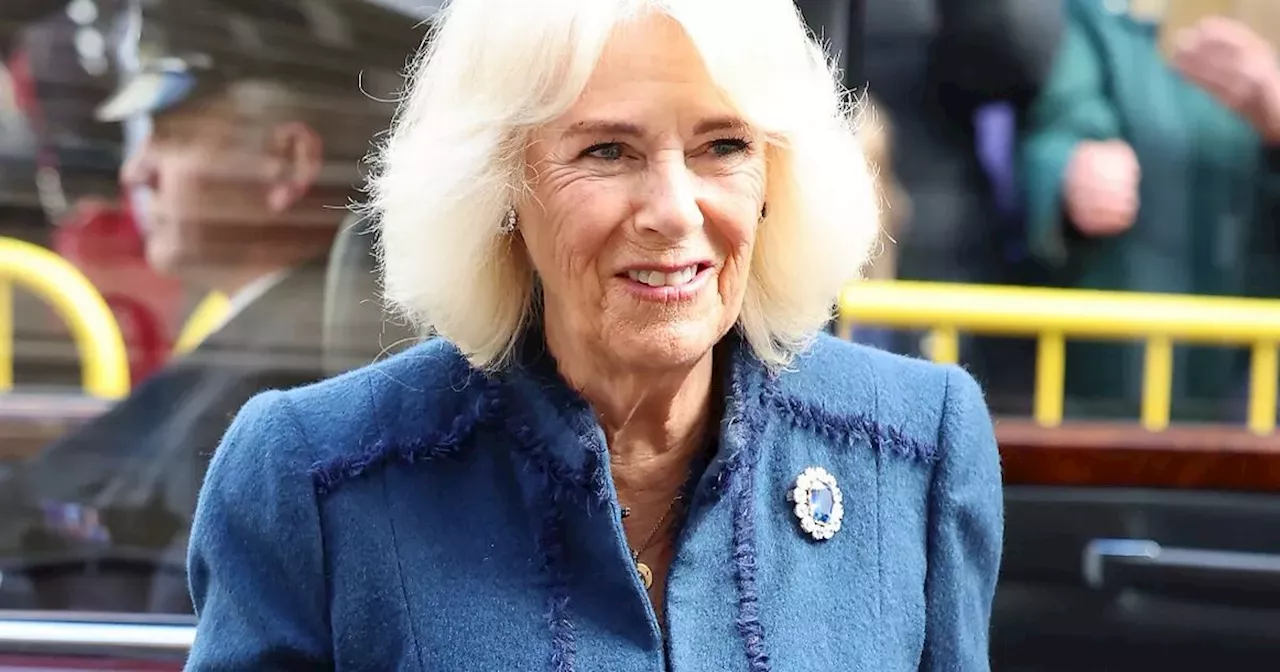 Camilla's nod to Kate as she steps out with King Charles after security breach