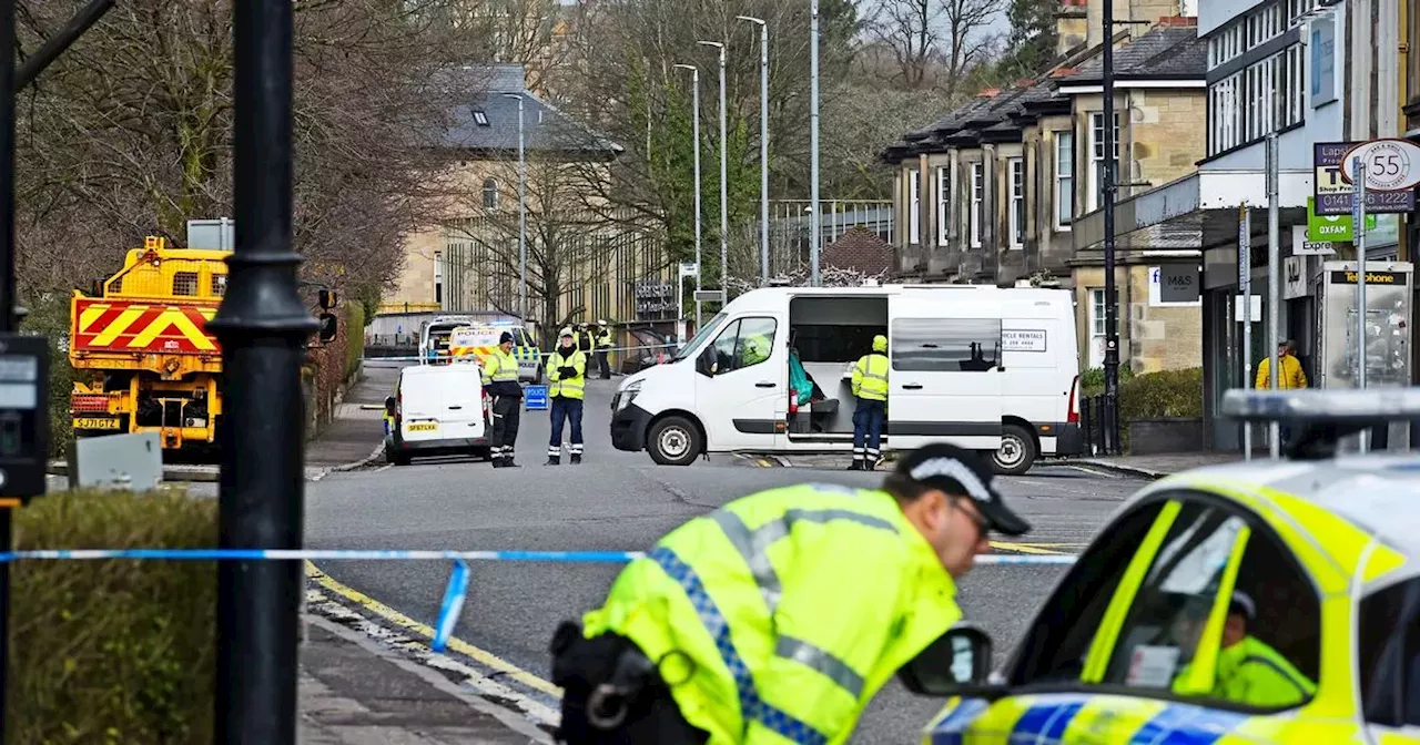 Cyclist dies after being hit by HGV near Glasgow sparking police probe