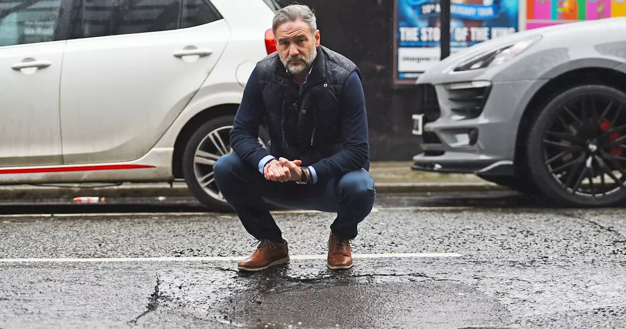 Glasgow cabbie blasts 'dangerous roads' after taking council on 'pothole tour'