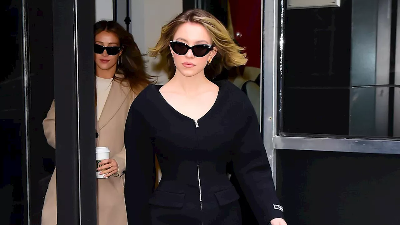 Sydney Sweeney is stylish in a LBD as she heads to the Today Show