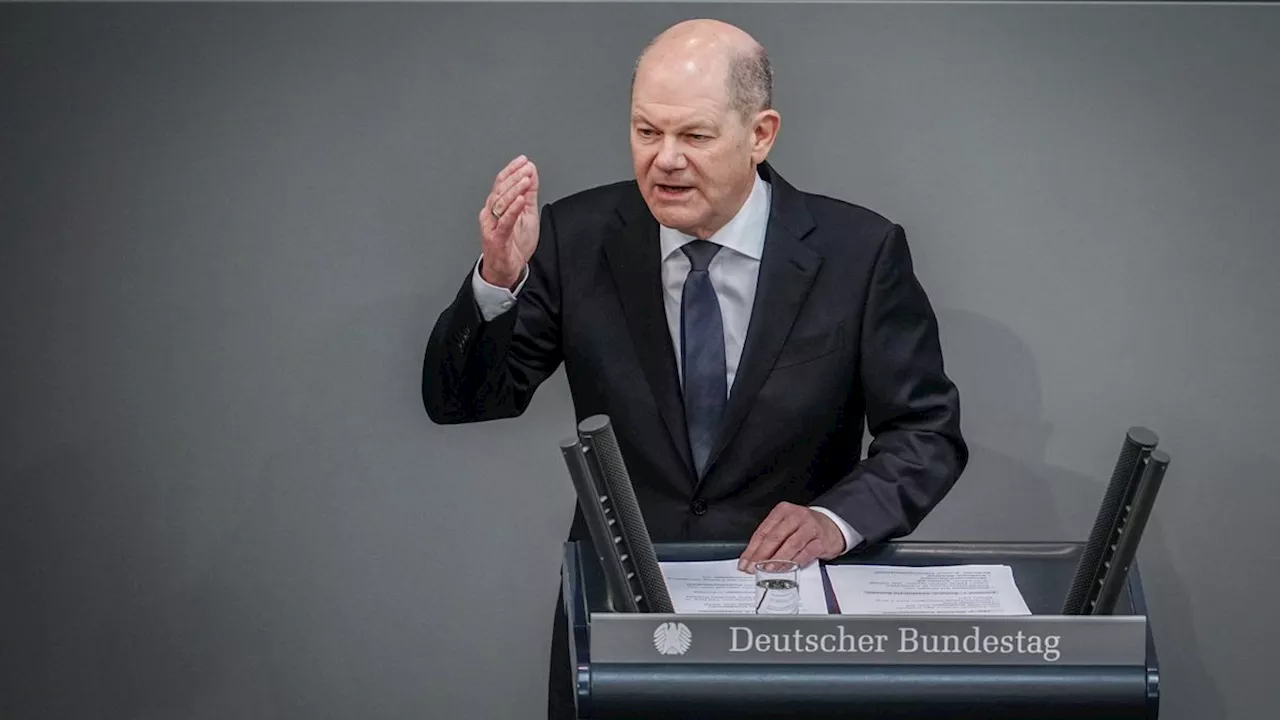 Scholz-Rede im Bundestag: »Das sollte sich jeder hier hinter die Ohren schreiben«