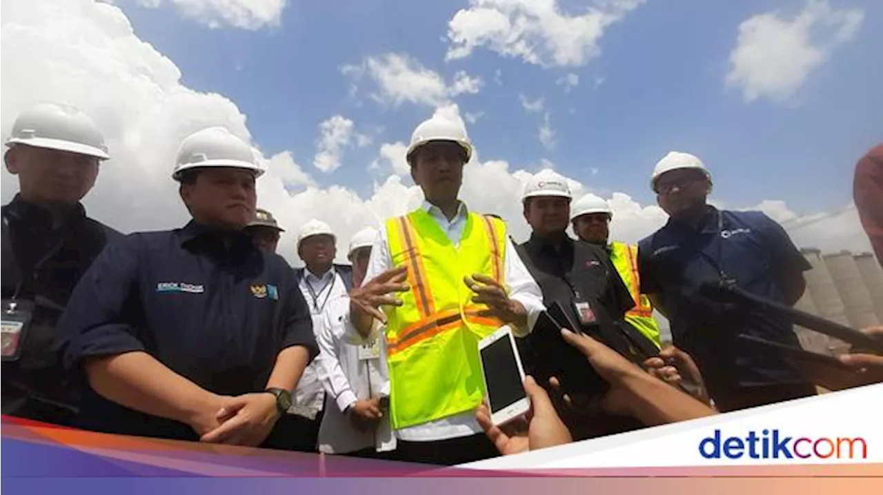 Ditemani Erick Thohir & Basuki, Jokowi Cek Proyek Smelter di Mempawah