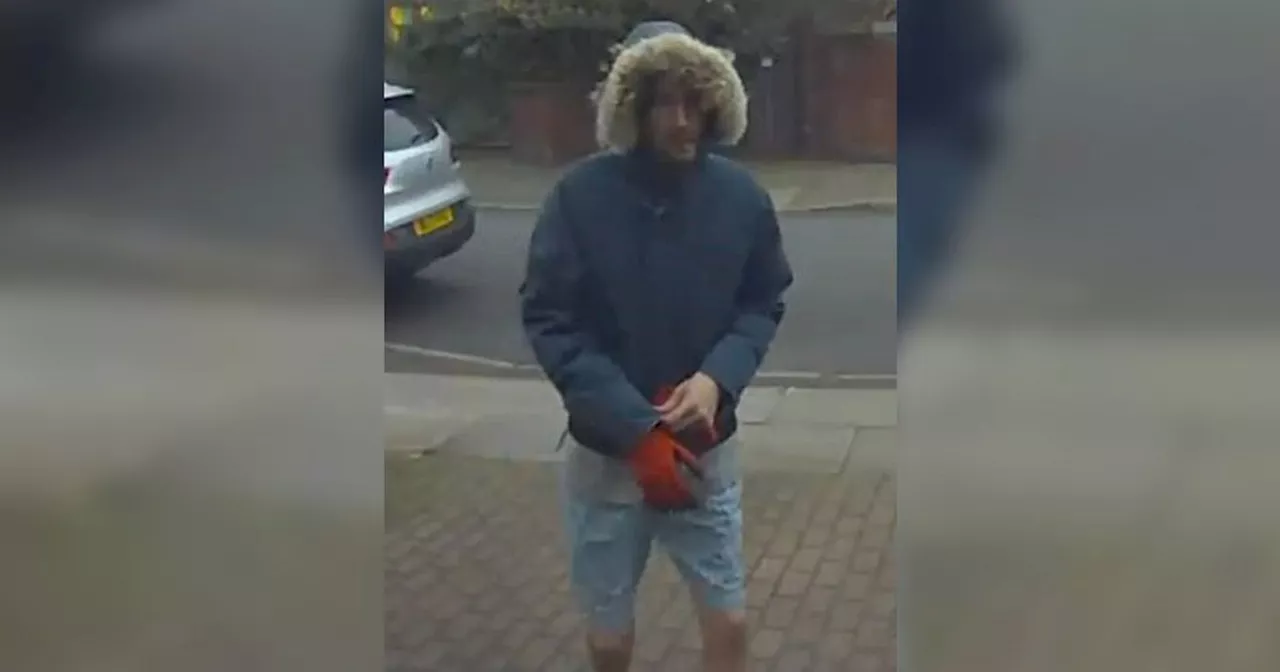 CCTV of man police want to speak to after burglary