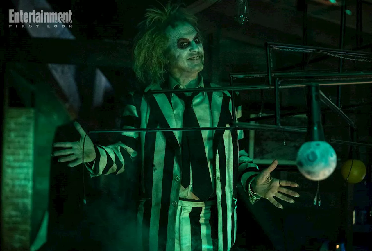 Beetlejuice Beetlejuice... Beetlejuice returns in first look at Michael Keaton, Winona Ryder