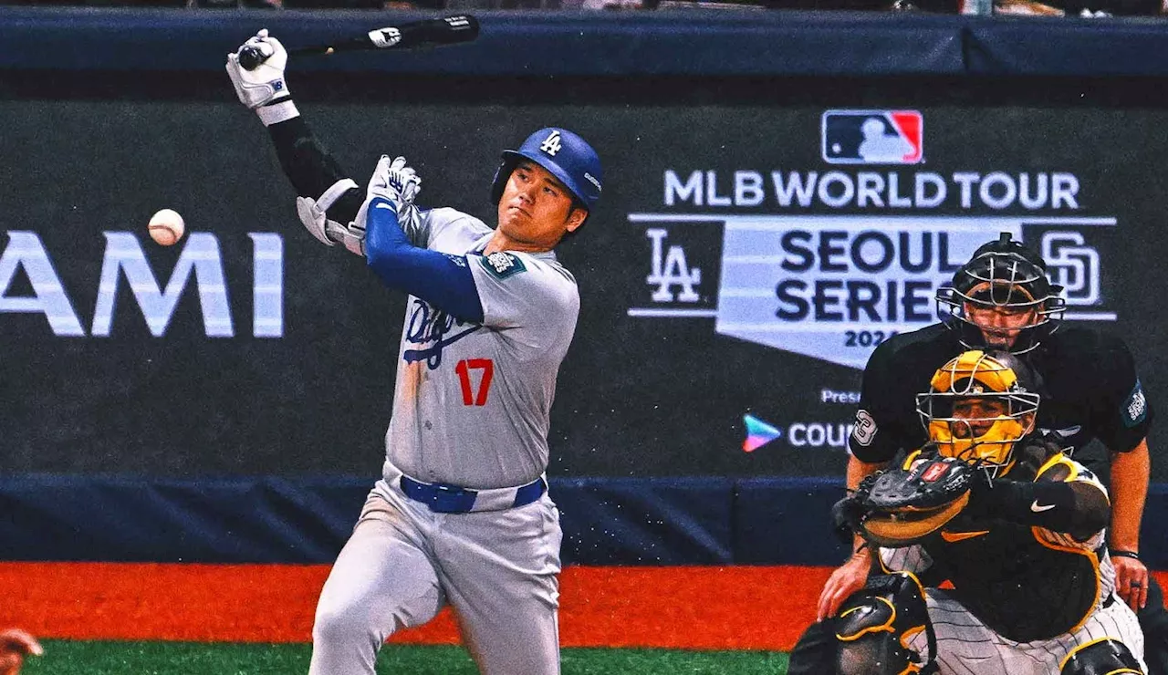 Shohei Ohtani helps Dodgers rally past Padres in season opener in Korea