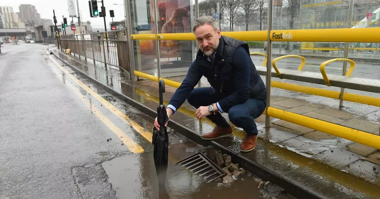 Glasgow taxi driver takes council staff on 'pothole tour' as he slams city's 'dangerous' roads