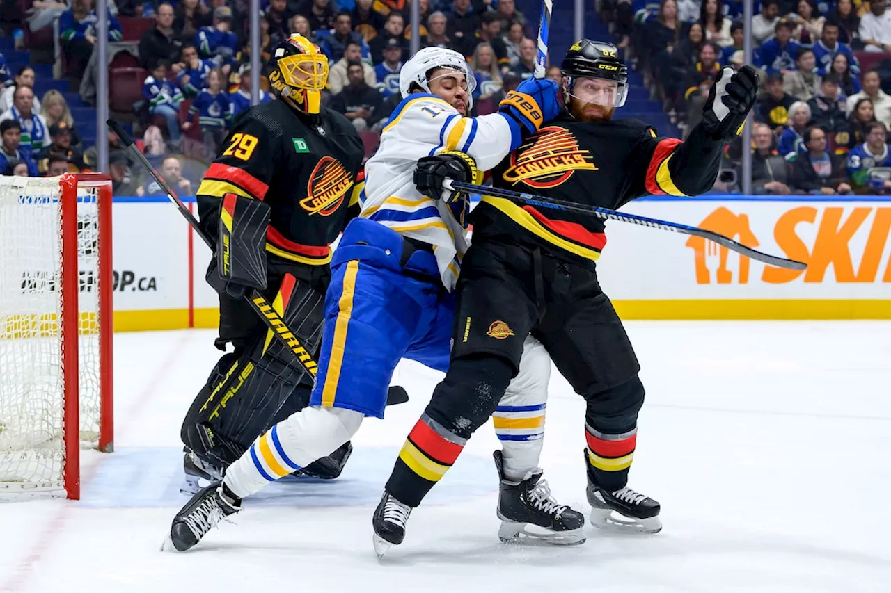 Pettersson pots three points as Canucks beat Sabres 3-2