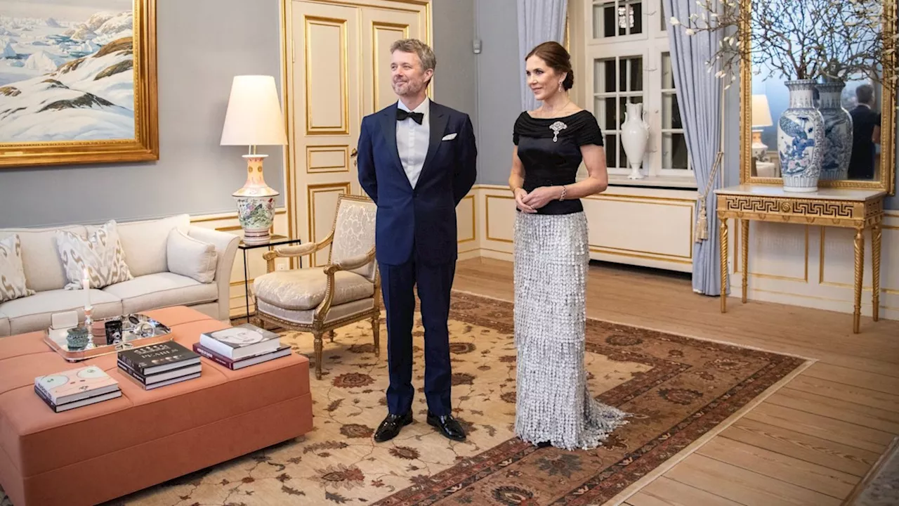 Queen Mary dazzles in ruby jewels at black-tie dinner with King Frederik