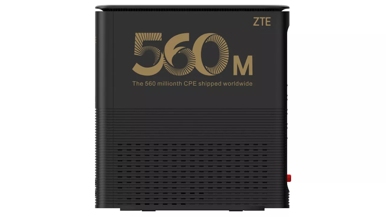 ZTE maintains number one ranking in global PON CPE shipments