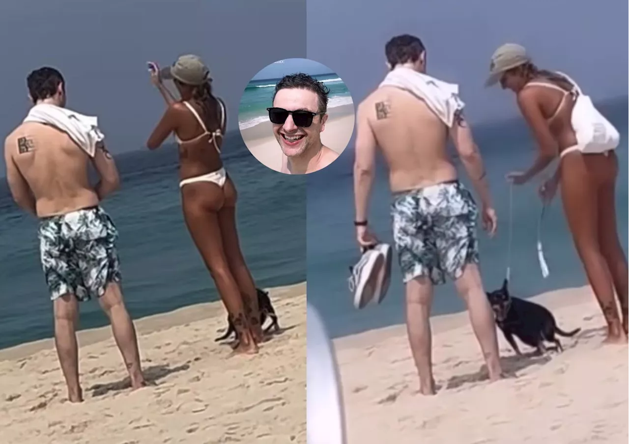 Autora de flagra relata intimidade entre Lucas Lima e loira em praia no Rio: 'Não era passeio de amigos'