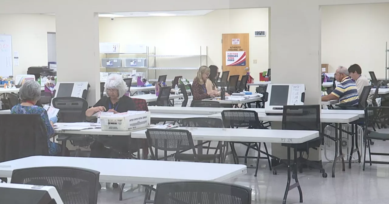 Ballot tabulation begins at Pima County's Central Counting Room