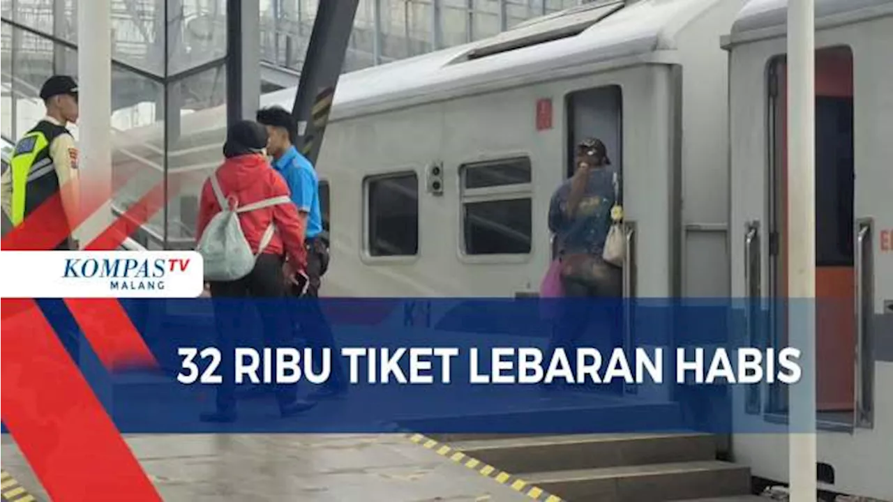 32 Ribu Tiket Kereta Api Lebaran Ludes