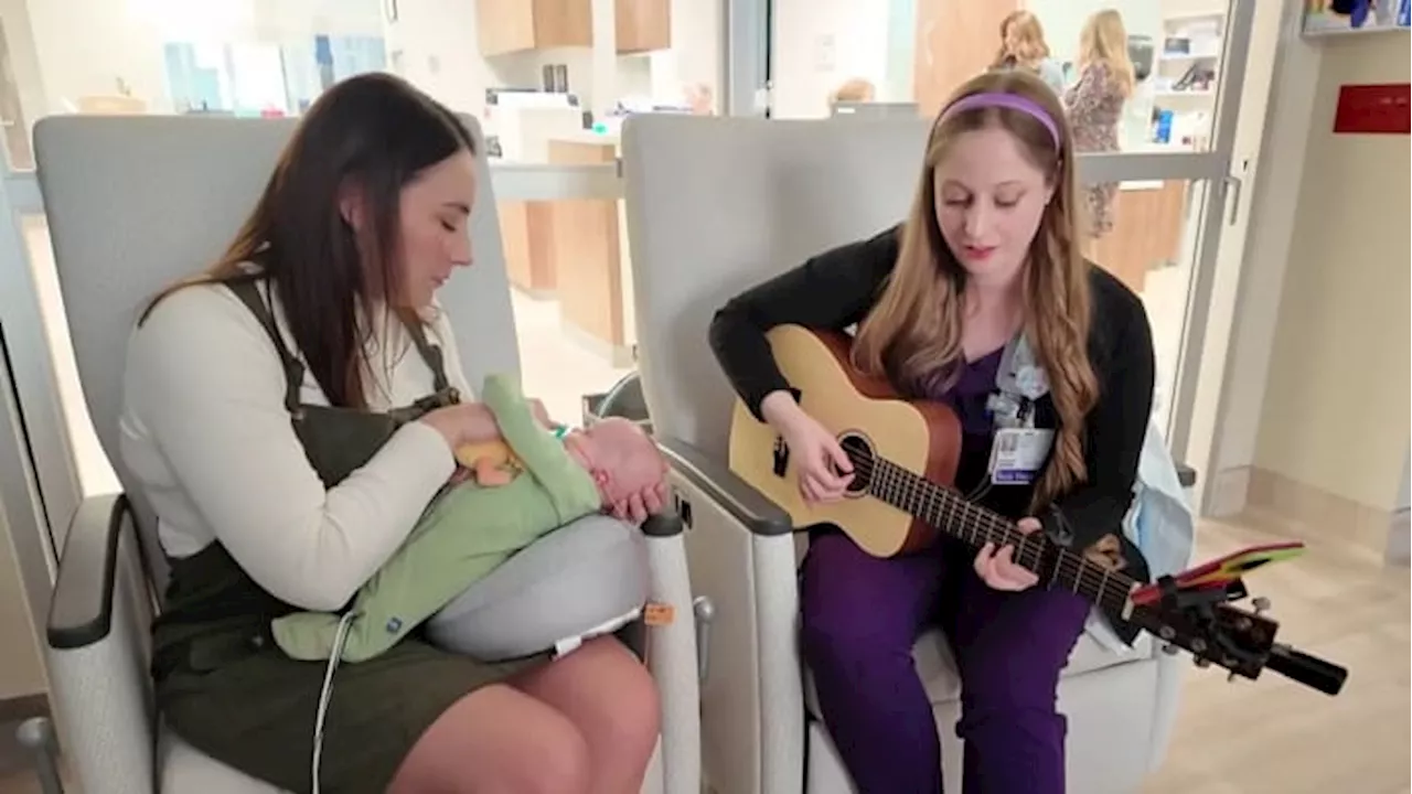 See and hear how music therapy offers benefits to NICU patients