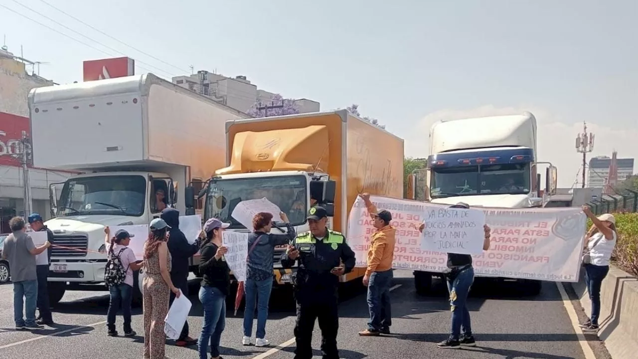 Caos vial en CDMX por bloqueos en Tlalpan y otras 19 vialidades