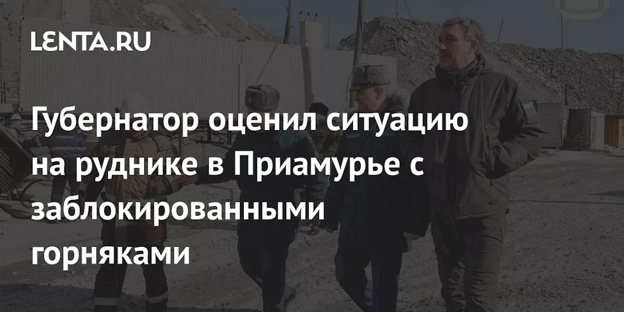 Губернатор оценил ситуацию на руднике в Приамурье с заблокированными горняками