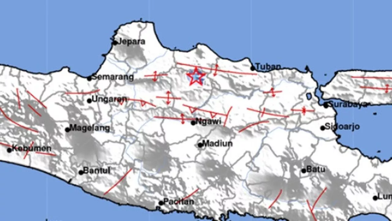 Gempa Getarkan Blora Rabu 20 Maret 2024, Dipicu Aktivitas Sesar Naik Pati