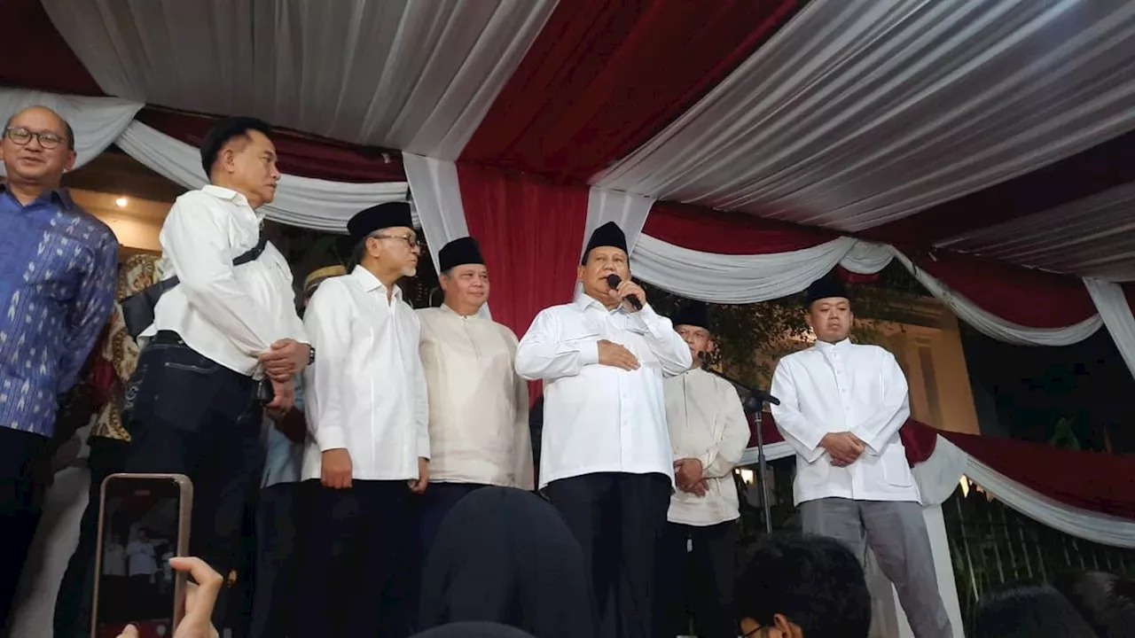 Prabowo Berterima Kasih ke Jokowi Usai Menang Pilpres: Beliau yang Mendorong Saya