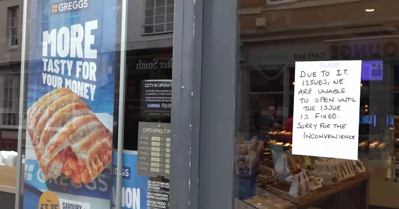 Greggs stores forced to close as technical issue halts payments