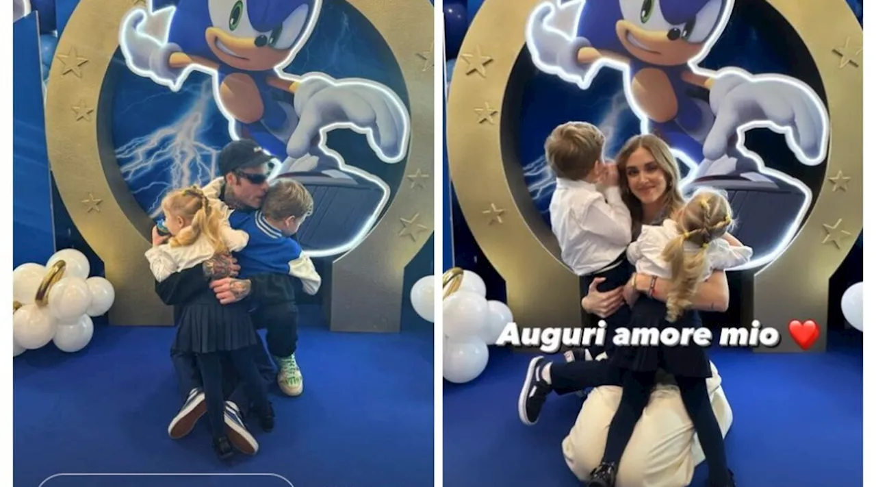 Chiara Ferragni e Fedez insieme, nelle foto i figli di spalle: perché?