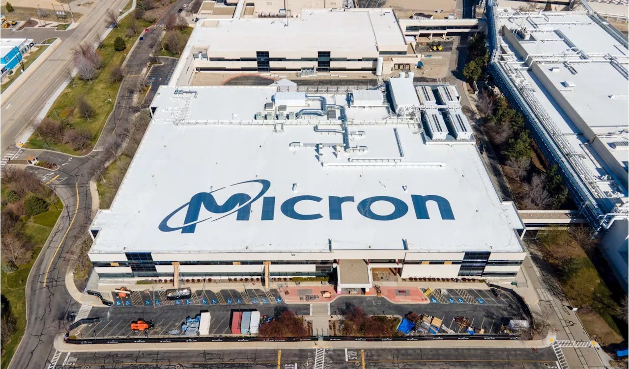 Shares of Micron pop 14% on earnings beat driven by AI boom