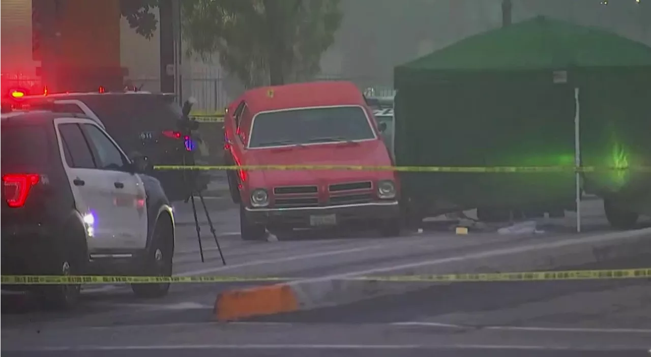 Deputies open fire when driver rams muscle car into patrol car in Long Beach