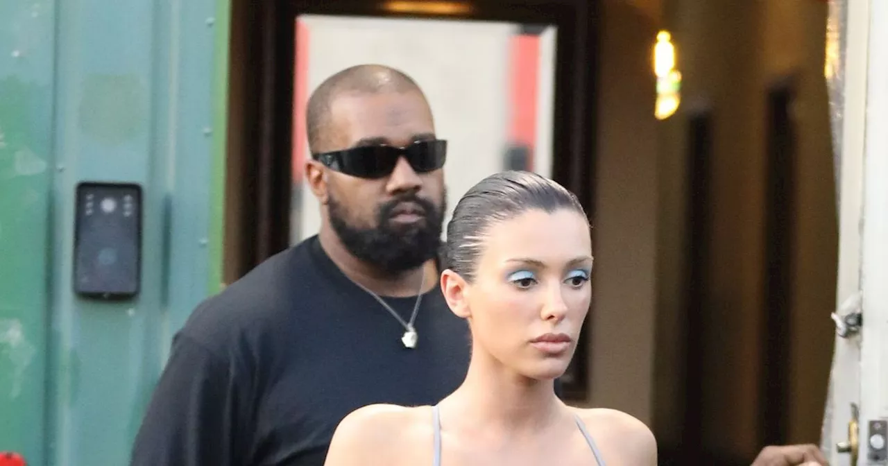 Bianca Censori channels Kanye's ex-wife Kim Kardashian in silver bikini