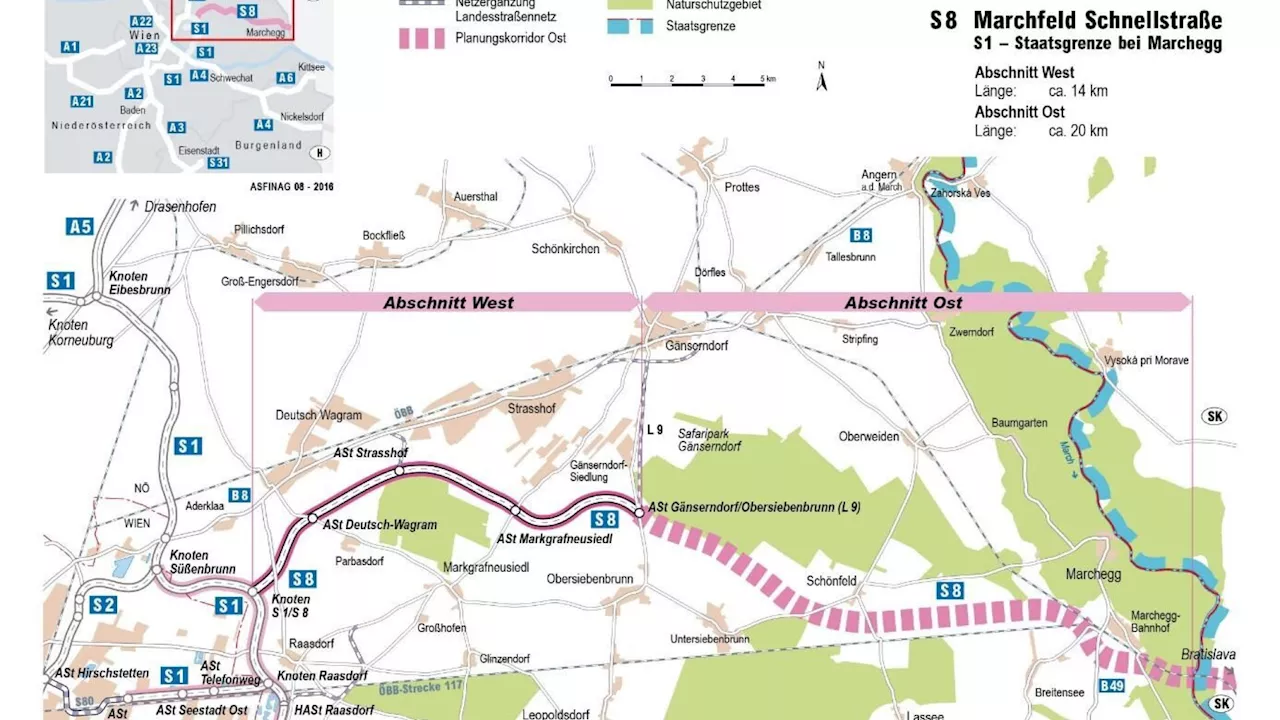 Kam jetzt der Todesstoß für die geplante Marchfeld-Schnellstraße S8?